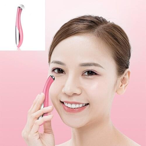 New Electric Vibration Eye Massager Pen Bright Eye Must-have Eye Wrinkle Remove Dark Circles Remove Edema Massager Hot Selling