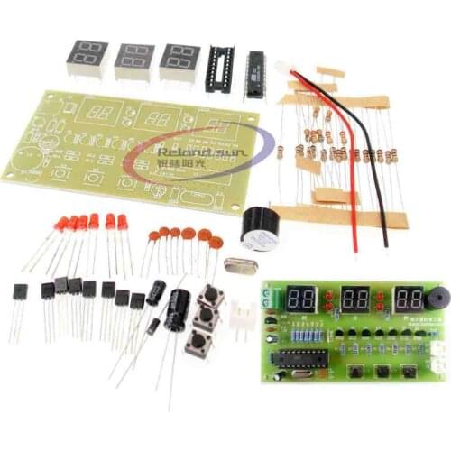 C51 Digital Electronic Clock Suite DIY Kit Six 6 Bits Electronic Parts and Components Eletronicos Electronic DIY Kit