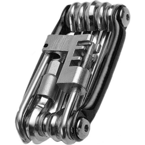 16 or 11 in 1 Bicycle Tools Sets Multi Repair Kit Hex Spoke Wrench Screwdriver Carbon Steel Multifunctional Folding Multitools