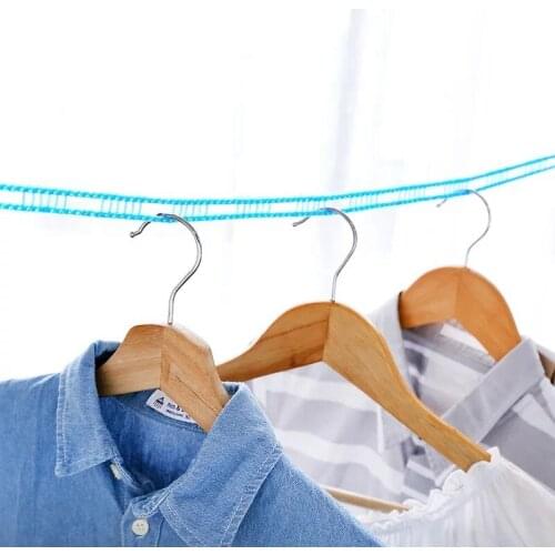 Non-slip windproof clothesline 3 m fence clothesline drying rope 5 meters drying rope outdoor travel clothesline