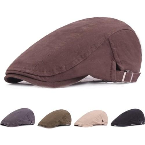 Autumn Spring Men Peaky Blinders Newsboy Hat Berets British Western Style Beret Man Advanced Flat Ivy Cap Classic Vintage Beret