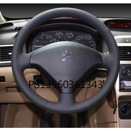 Suitable for Peugeot 408 508 5008 4008 308 307 Quartz EXALT 207 206 3008 Hand-sewn leather steering wheel cover