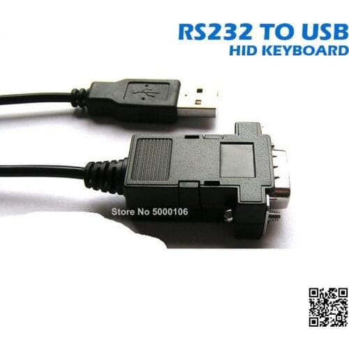 Serial USB Keyboard Protocol Conversion Line RS232 to USB Keyboard HID Device