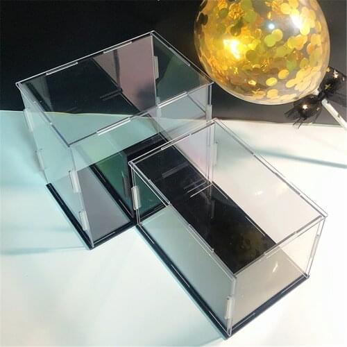 Clear Acrylic Display Case Dustproof Model Toy Showcase Doll clay Figures Show Box Transparent Box Store Display Tools