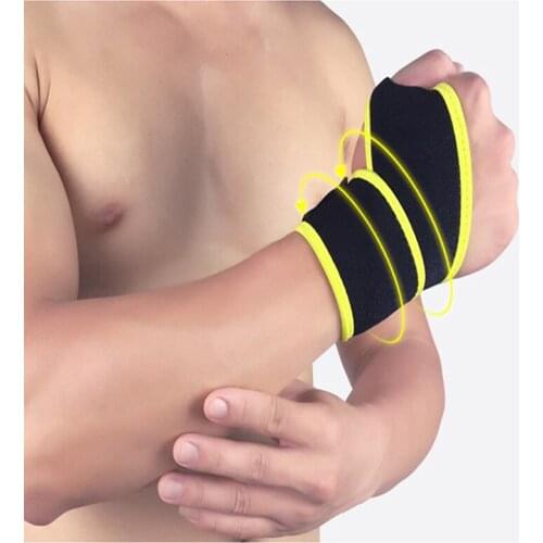 Sports Wrist Brace Guard Protector For Men And Women Adjustable Wrist Wrap Gloves With Thumb Hole to Prevent Sprain Wristband