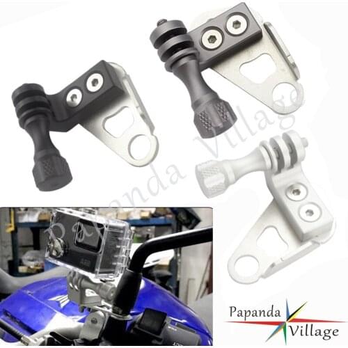 3 Color Universal Bike Motorcycle Camera Mounts VCR Digital Video Recorder Bracket Bar Holder Camera Cam Rack For GoPro Hero