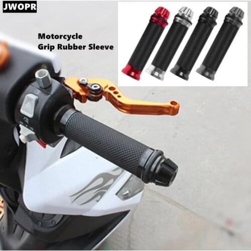 Motorcycle Handle Protection Cover Handle Rubber Cover Aluminum Alloy Throttle Grip Cover Motorcycle Modification Accessories