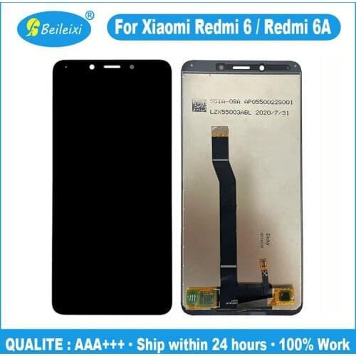 For Xiaomi Redmi 6A M1804C3CG LCD Display Touch Screen Digitizer Assembly Replacement Part For Redmi 6 M1804C3DG M1804C3DI