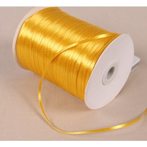 1/8" 3mm Satin Ribbon for packing and bow & Garment Accessories 20y/lot 144