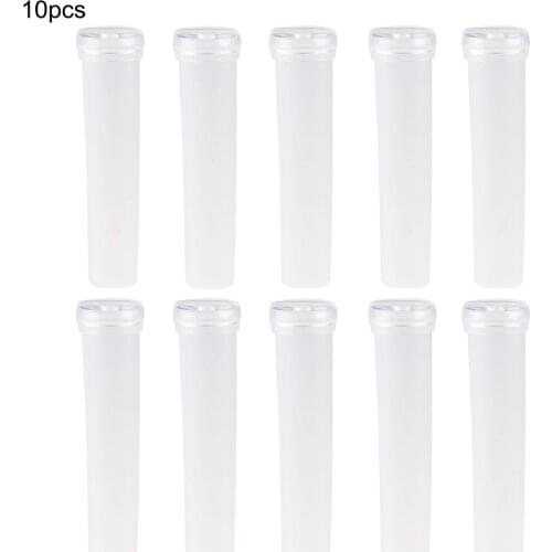 10pcs Flower Nutrition Tube Plastic With Cap Keep Fresh Hydroponic Container Floral Water Tube Hydroponic Container For Flower