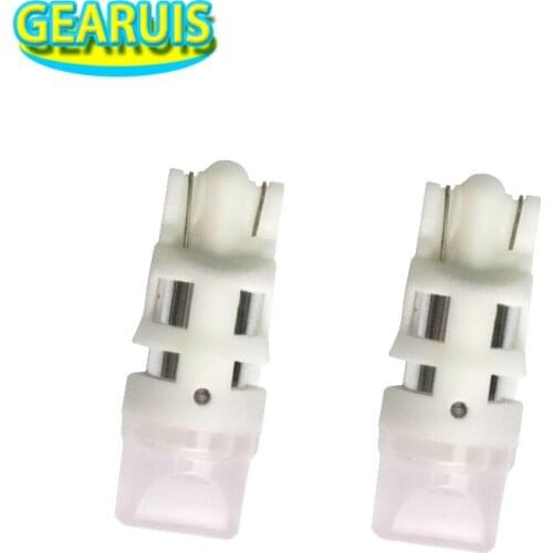 100pcs T10 3D flood fog lens 29*11*9mm 20MA 3 smd 2835 W5W 168 194 Bulb Car Reading lamp Auto 12V White Amber red green DC 12V