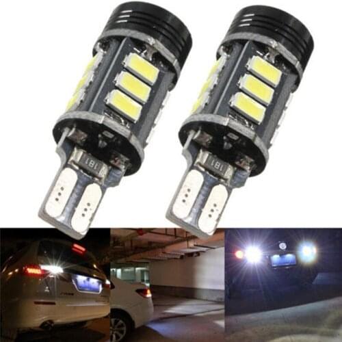 2Pcs T15 912 921 W16W Super White High Quality Super Bright Low Consumption 15-SMD 5630 LED Backup Lights 9W Reverse Bulb#294232