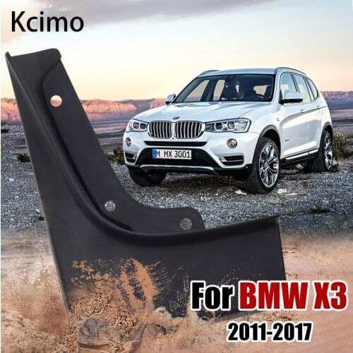 4 PCS For BMW X3 F25 2011~2017 Front Rear Car Fender Mud Guard Flaps Splash Flap Mudguards Accessories 2012 2013 2014 2015 2016
