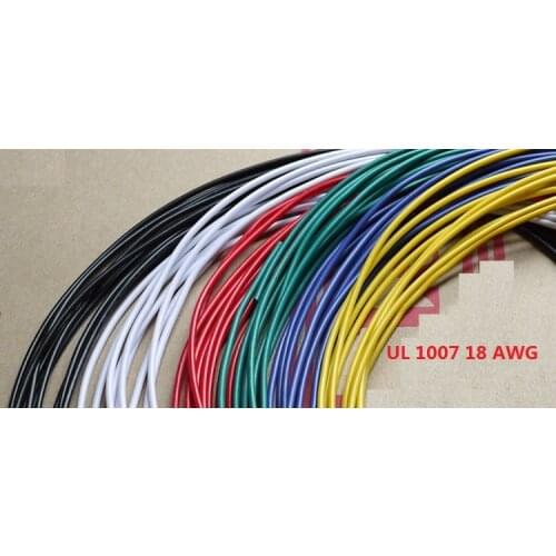 5 M UL1007 18 AWG Cable Flexible Stranded Electronic Wire ATX Power Cable DIY Computer PCIE Wires