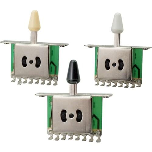 5 Way Pickup Selector Switch with Knob for Fender Stratocaster Telecaster Electric Guitars