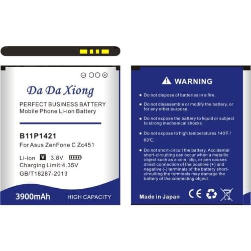 Da Da Xiong 3900mAh B11P1421 Battery for Asus ZenFone C ZC451CG Z007 Battery