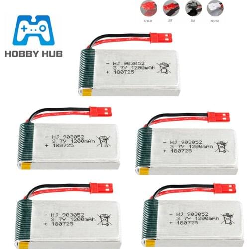 3.7V 1200mAh Lipo Battery For Syma X5 X5C X5SW X5SC X5S X5SC-1 M18 H11C H11WH HQ898B RC Airplane spare part 3.7v 903052 battery