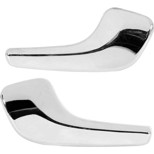 2PCS Car Left Inner Inside Interior Door Handles Chrome for Vauxhall Corsa MK3 2006-2013 for Corsa D 2006-2016 13297813