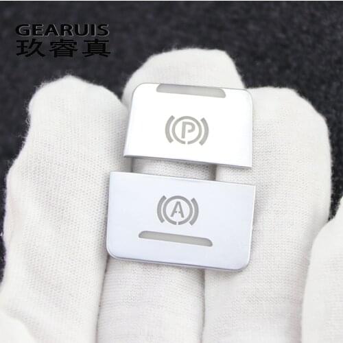 Car Styling for Audi A6 A7 C7 S6 S7 RS6 RS7 Central Handbrake P A Auto switch Buttons Covers Stickers Trim Interior Accessories