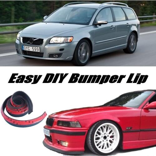 Bumper Lip Deflector Lips For Volvo V50 2004~2012 Front Spoiler Skirt For Car Tuning / Body Kit / Strip