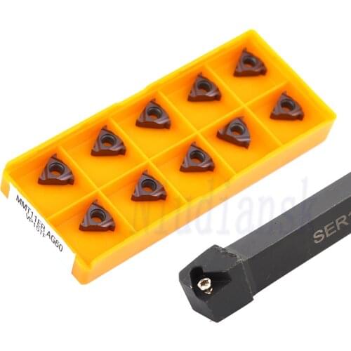 SER 1010H11 SEL 1010H11 External Thread Turning Tool Holder 11ER AG60 VP15TF 11ER A60 NK9030 11ER A55 NK3030 CNC Carbide Inserts