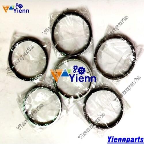 For Isuzu 6BB1 Piston Ring Set 5-12111-013-0 5-12111-743-0 1-12111-745-0 For SBR JBR FBR YBR Truck 6BB1 Engine Repair Parts