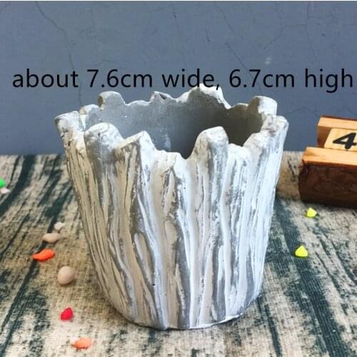 Tree Root Creative Garden Flower Pot Making Silicone Mold for Cement Concrete DIY Craft Clay Flowerpot Mould