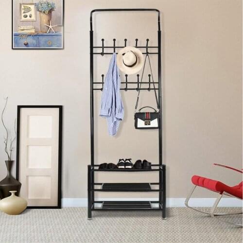 Coat Rack Large Capacity Bedroom Wardrobe Closet Clothes Hanger Mutifunctional Storage Organizer Clothes Rack Organizer HWC