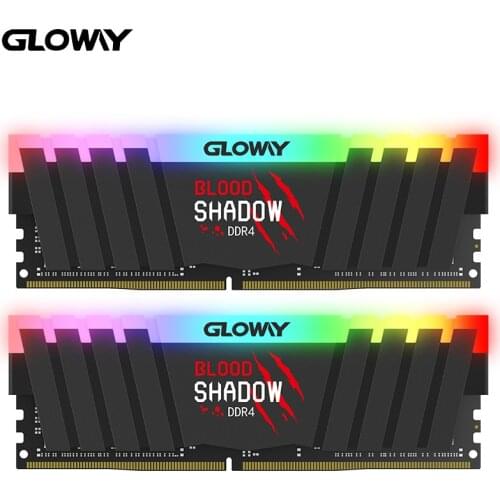 Gloway DDR4 8GB RGB RAM Blood Shadow Series DDR4 8gb*2 16gb 3000MHZ RGB RAM for gaming desktop memoria ram