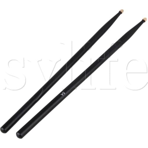 A Pair Lightweight Music Band Black Natural Maple Wood 5A Drum Stick Drumstick