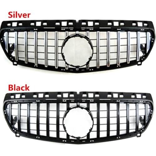 Front grille Suitable for mercedes A Class W176 A45 GT GTR Grill A45 A180 A200 A260 Grille 2013-15 without emblem