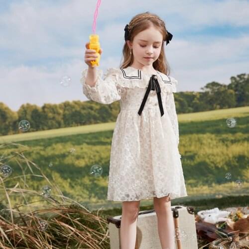 Girls Princess Party Dresses 3- 12 Years Kids Summer Flowers Lace Gowns Children Wedding Birthday Costumes Casual Outfits