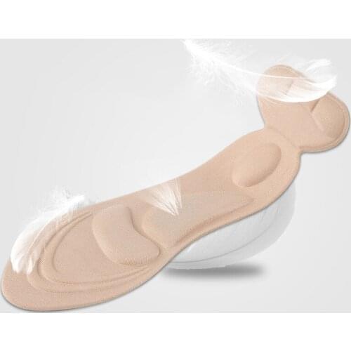 Cushion Walking Insole Heel Pads Non Slip Relief Solid Foot Care Soft Sponge Shock Absorption Breathable Massage