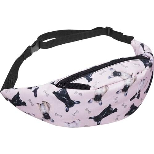 15PCS / LOT Women Waist bag New 3D Colorful Waist Pack for Men Fanny Pack Bum Bag Geometric Women Belt Travel Multifunctional