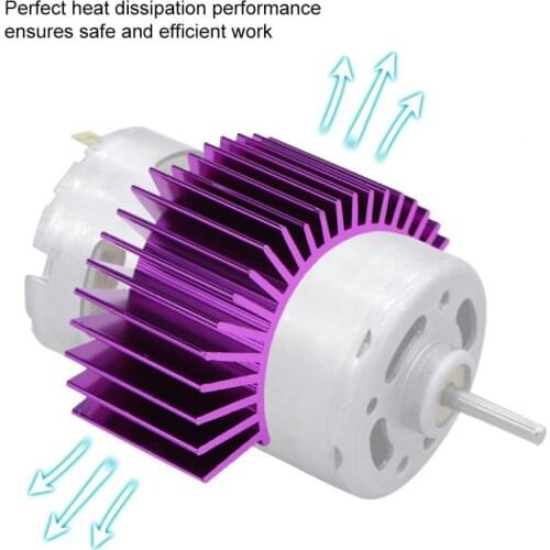 WLtoys 12428 parts Motor Cooling Heat Sink 540 545 550 Size 1/10 1/12 RC Car Crawler RC Boat HSP HPI Wltoys Himoto Redcat