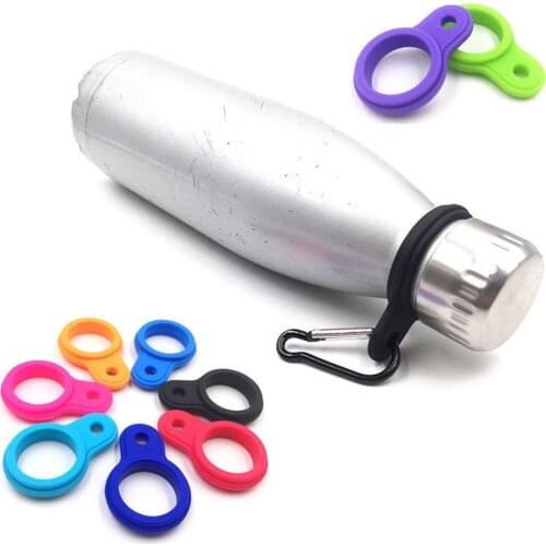 Outdoor Sports Water Bottle Buckle Clip Drink Bottle Buckle Hook Aluminum Carabiner Clip for Camping Hiking Traveling Fishing