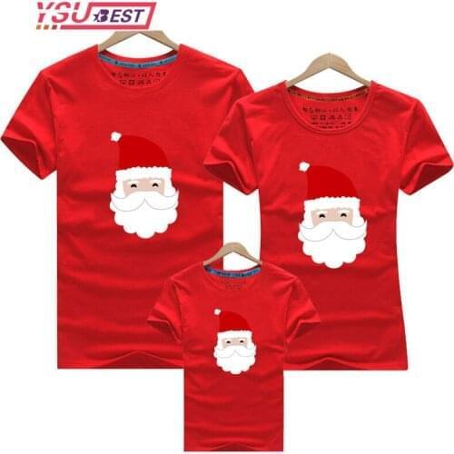 Christmas Family Party Matching Family Outfits Mother Daughter Clothing Kids Baby Dad Mom Son T Shirt Fashion Clothes New Look