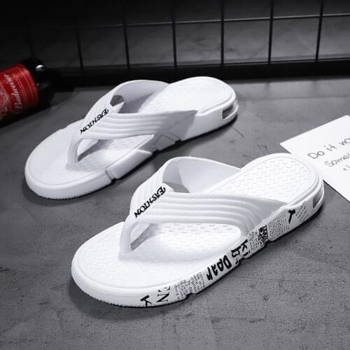 Men Shoes Summer Men Flip Flops High Quality Beach Sandals Anti-Slip Zapatos Hombre Casual Wholesale Men Slippers
