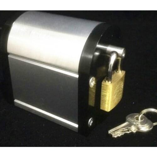 Vault (Gimmick) by Leo Smetsers Magic Tricks Illusions Gimmick Ring Into Metal Box Stage Magic Close up Magic Props Magician