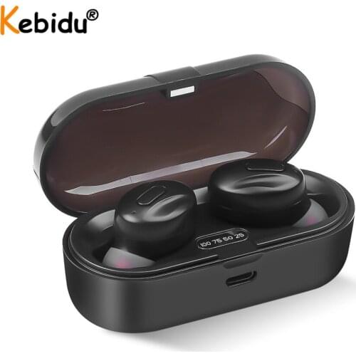 TWS Bluetooth 5.0 Earphones 350mAh Charging Box Wireless Headphone 3D Stereo Sports Waterproof Earbuds Headsets With Microphone