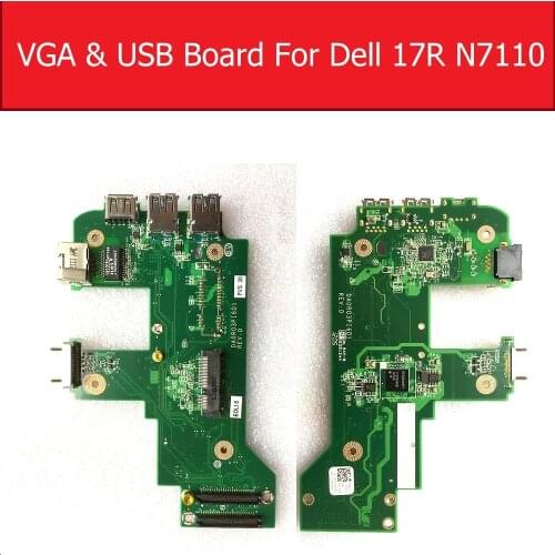 VGA & Charger USB Board Flex Cable For DELL Inspiron 17R N7110 Laptop Chargring Jack Board Daoro 3PI6DI REV:D Replacement Parts