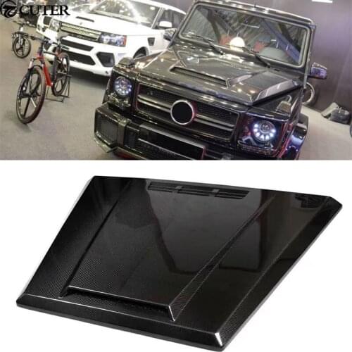 W463 G Class G500 G65 Double-sided Carbon fiber engine hood vents for Mercedes Benz W463 G55 G65 G63 Mansory body kit 08-14