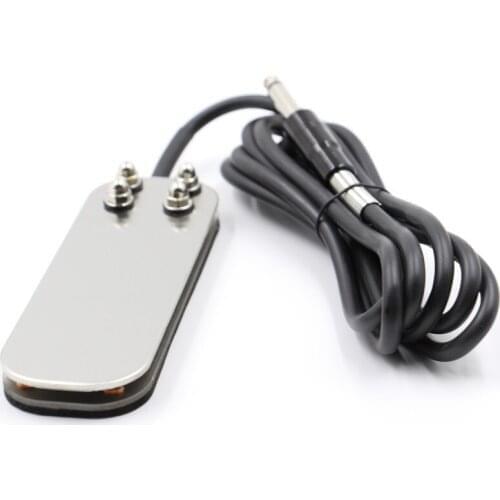 1pcs Stainless Steel Foot Pedal Switch Controller Tattoo Power Supply Footswitch and Clip Cord Tattoo Accessory Supply Tools