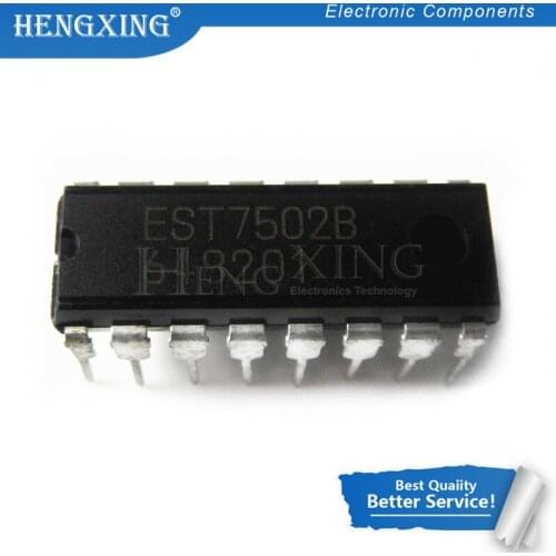 10pcs/lot EST7502B EST7502C EST7502 DIP-16 In Stock