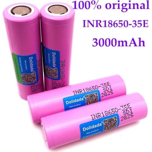 100% Original 18650 3500mAh 20A discharge INR18650 35E 18650 battery Li-ion 3.7v rechargable Battery