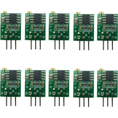 10x NE555 1Hz-6Khz Signal Generator Square Wave Generator Frequency Adjustable Module
