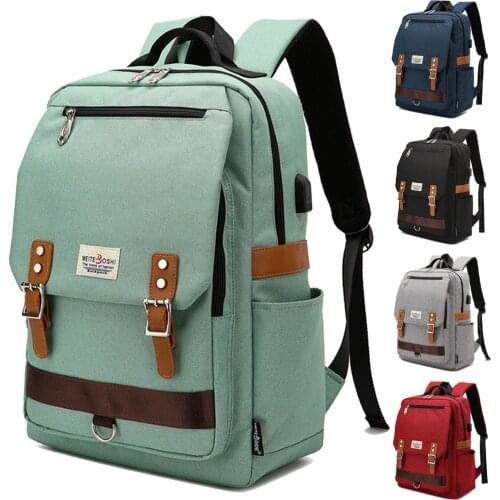14 15 15.6 Inch with USB interface Nylon Computer Laptop Notebook Backpack Bags Case School Backpack for Men Women Student