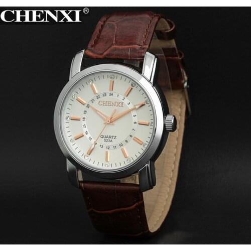 2018 Exquisite fashion Korean style popular simple men women leather quartz watches Relojes para hombre