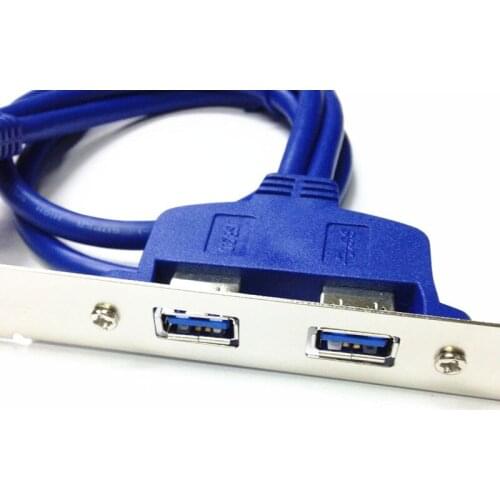 20pin to USB 3 motherboard, 20pin to 2port, external connecting line, PCI baffle line