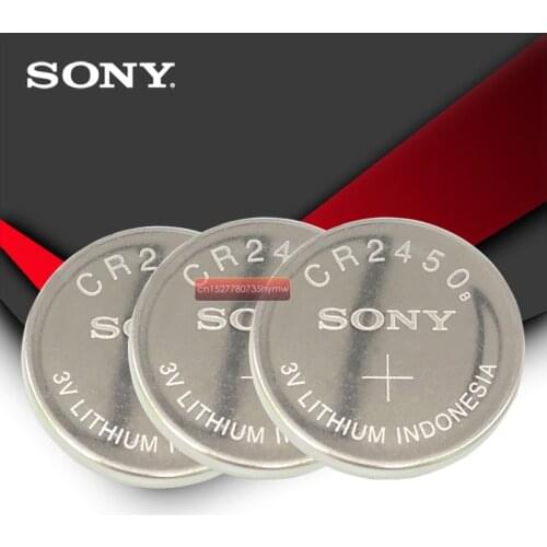 3pc Sony 100% Original CR2450 CR 2450 3V Lithium Coin watch Key Fobs Battery Batteries For swatch watch For LEXUS Car Contro